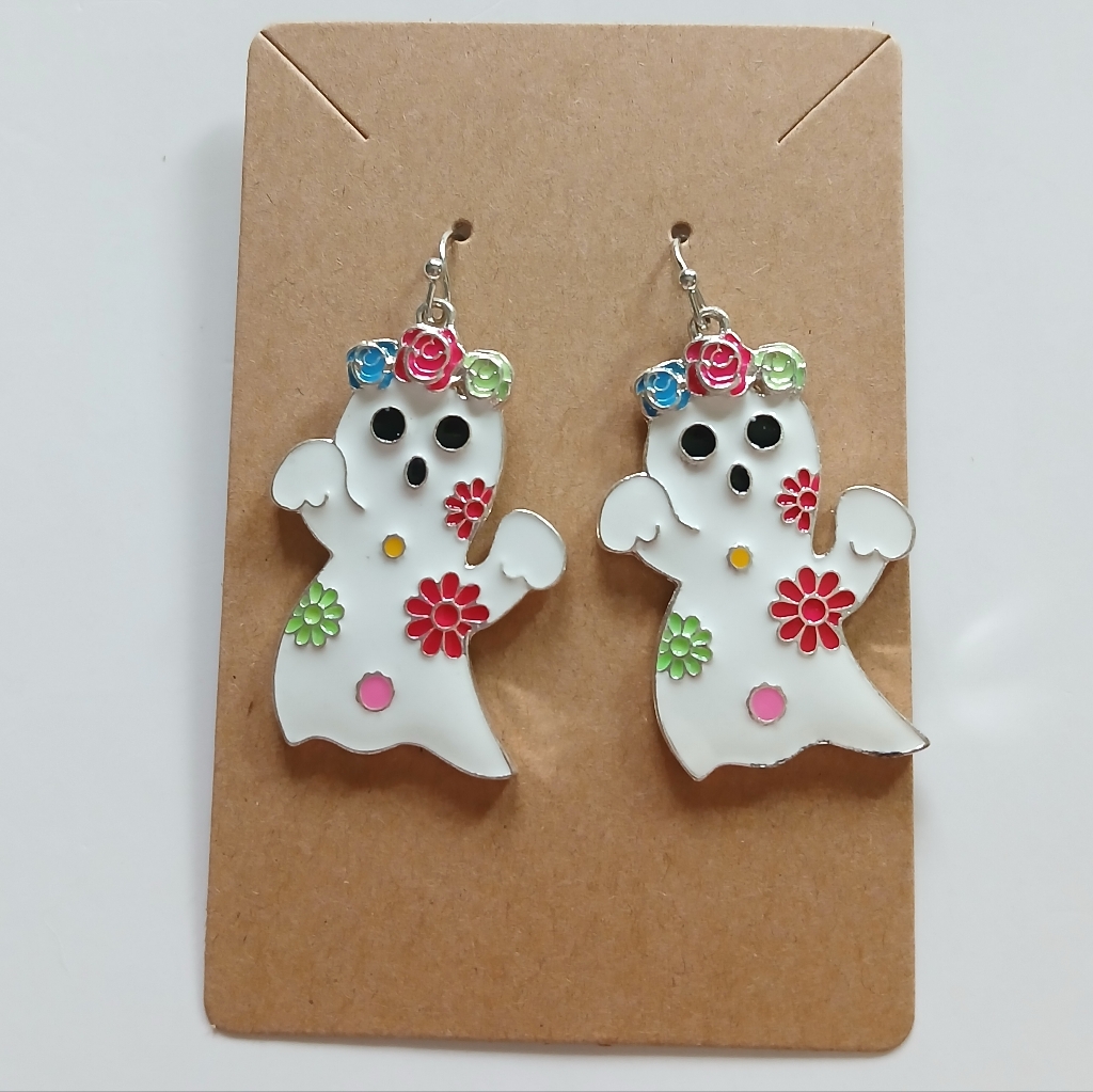 Fashion Jewelry Colorful Ghost Earrings 9$